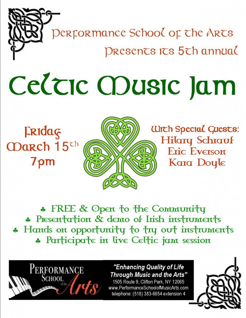 Celtic Music Jam 2013 - Flyer